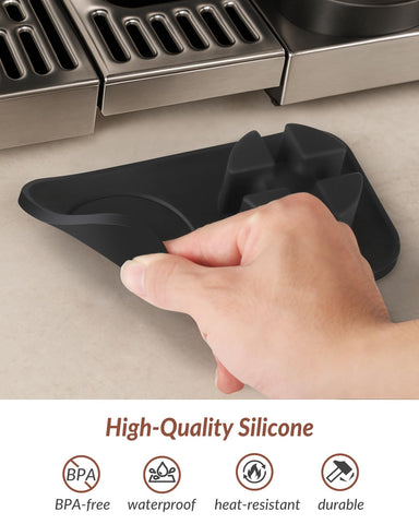 Tiga tamping mat made of food-grade silicone for safe use