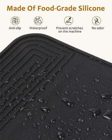 Tiga Ninja Luxe top-mat adds slip resistance during tamping.