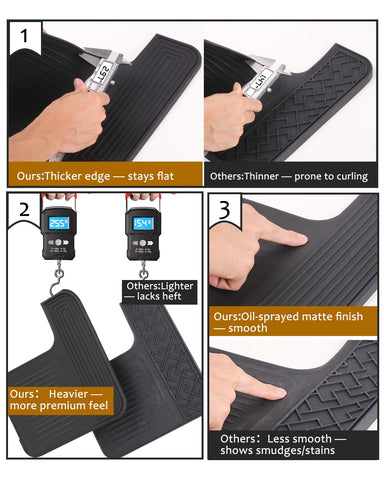 Tiga Luxe top-mat edge seal guards device edges from scratches during daily use.
