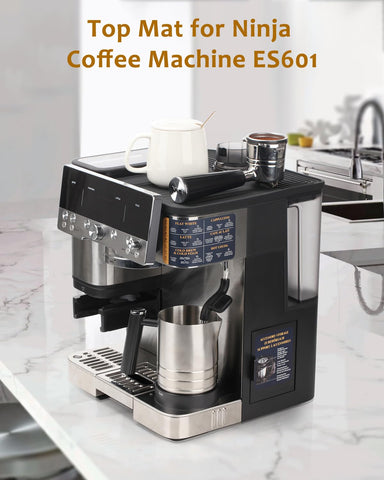 Tiga top-mat enhances daily coffee setup by accommodating tampers and cups.