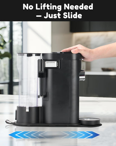 Tiga sliding pad hanging strap provides vertical storage and space saving.