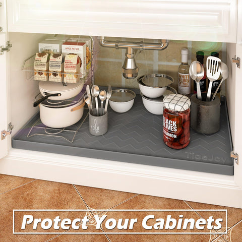 TigeJoy kitchen mat easy to wipe clean after spills