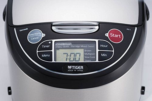 Tiger JAX-T18U-K included cookbook with easy meal ideas.