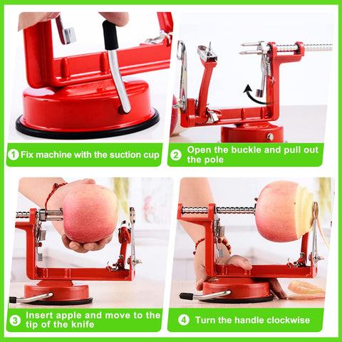 TIGWIN chrome magnesium alloy handle provides a sturdy grip during peeling and slicing.
