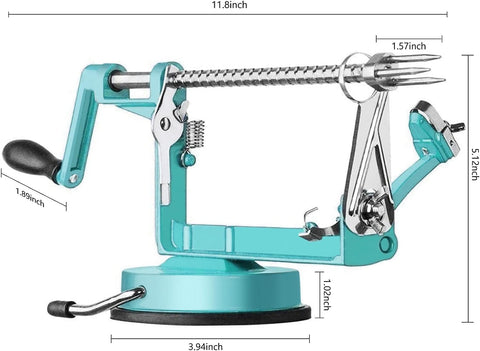 Removable coring/slicing blade enables easy potato prep with Tigwin