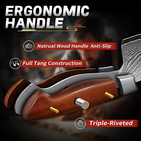 TIJERAS multipurpose knife performs slicing, dicing, and chopping.
