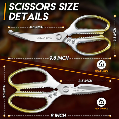 TIJERAS gift-box-ready scissors ideal for cooks and grill enthusiasts.