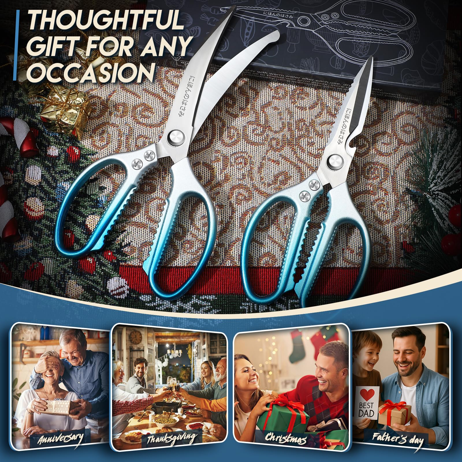 TIJERAS gift-ready box for cooks and gift recipients