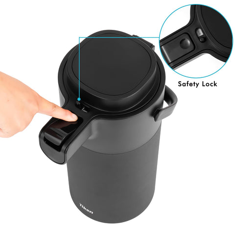 Tiken Airpot large-capacity 135oz fits busy offices and events.