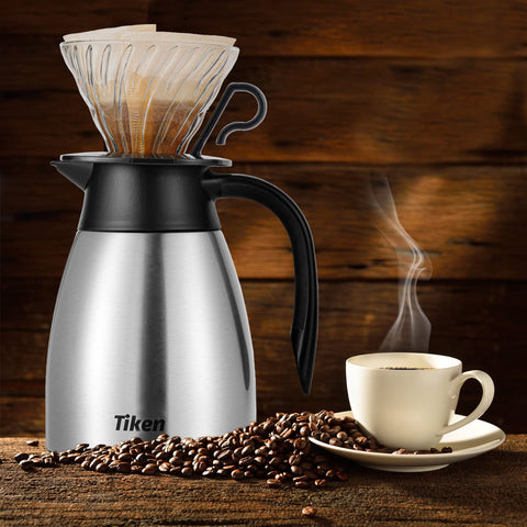 Tiken push button pour design enables easy one handed serving
