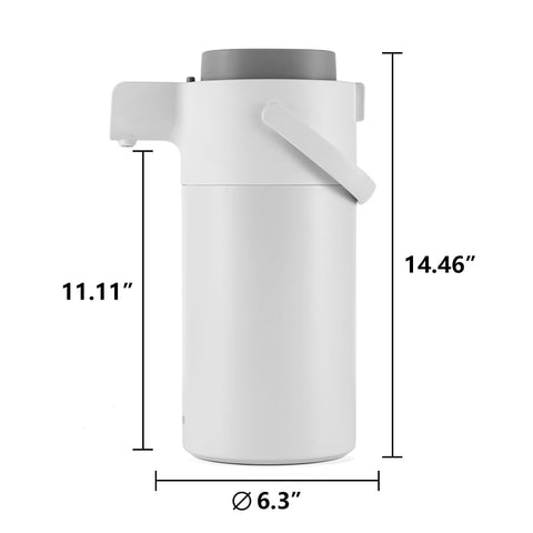 Tiken 135oz thermal carafe keeps beverages hot for hours