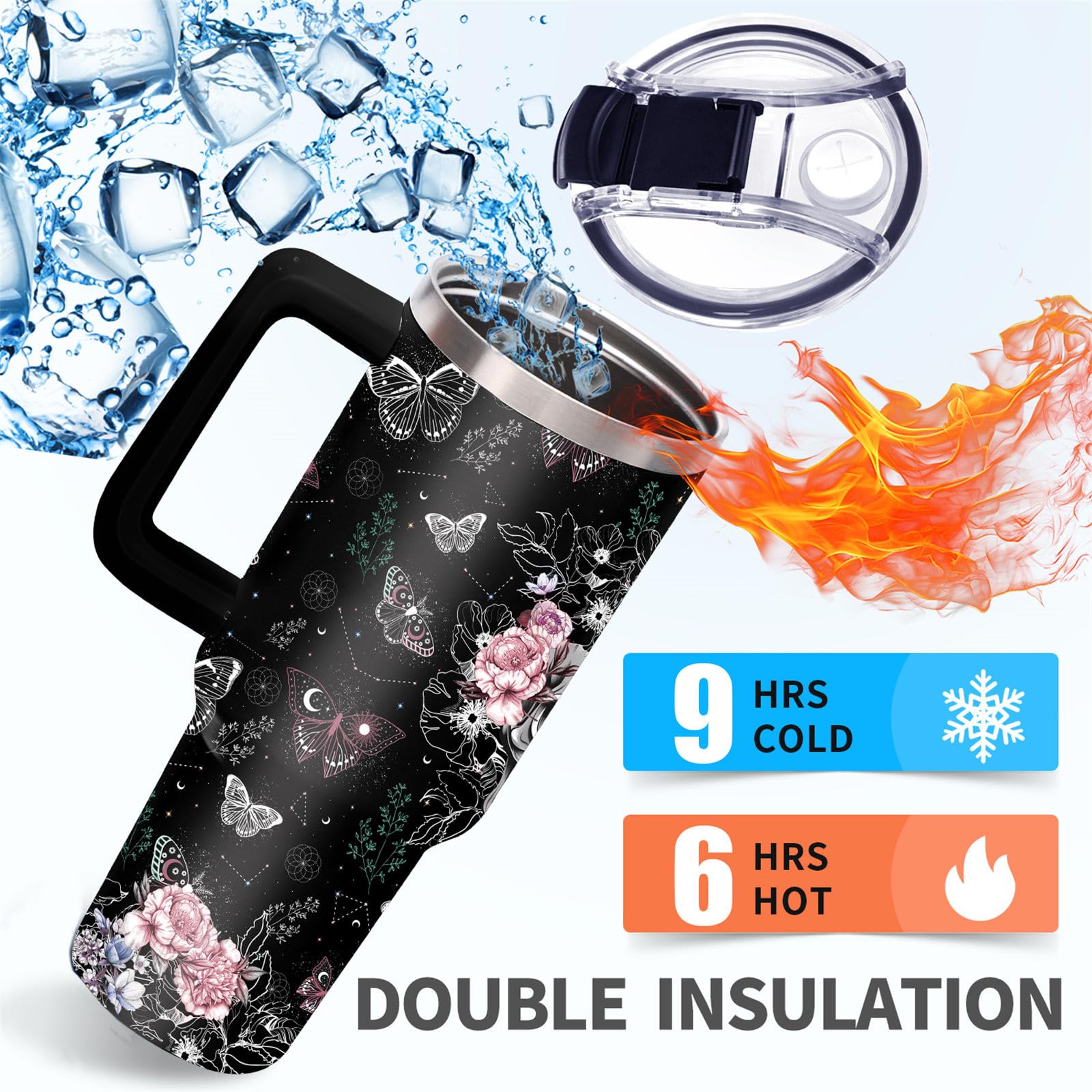 TIKMODERN double-wall insulation helps beverages stay hot or cold.