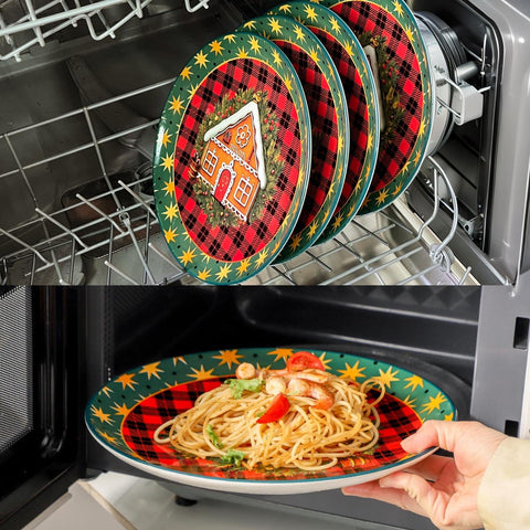 Tikooere plates are dishwasher safe for easy cleanup after celebrations.