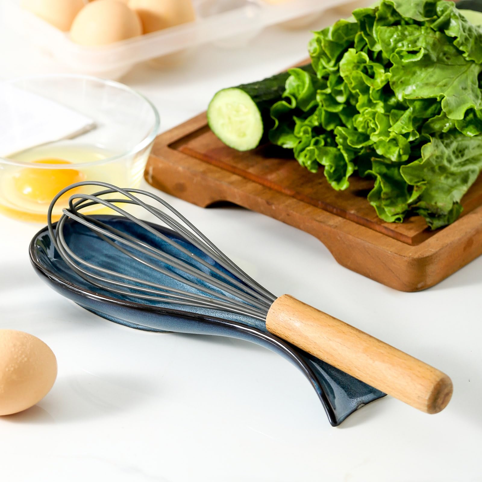 Multi use Tikooere spoon rest doubles as small item organizer