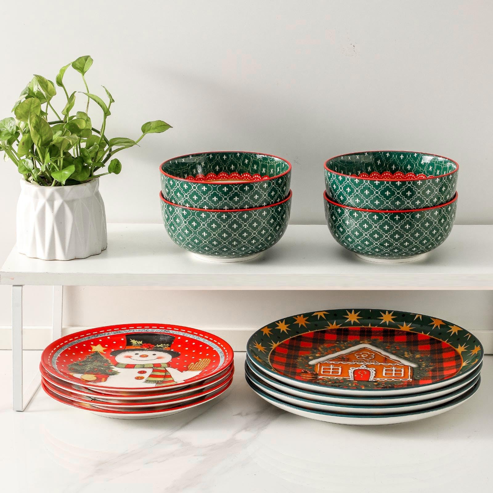 Tikooere stoneware bowls 6-inch ideal for dessert servings and sides