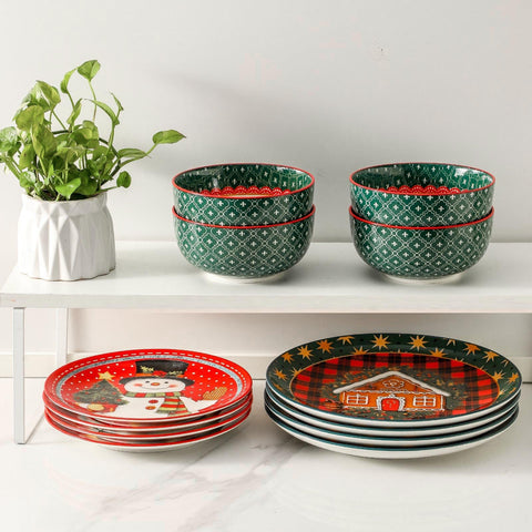 Tikooere stoneware bowls 6-inch ideal for dessert servings and sides