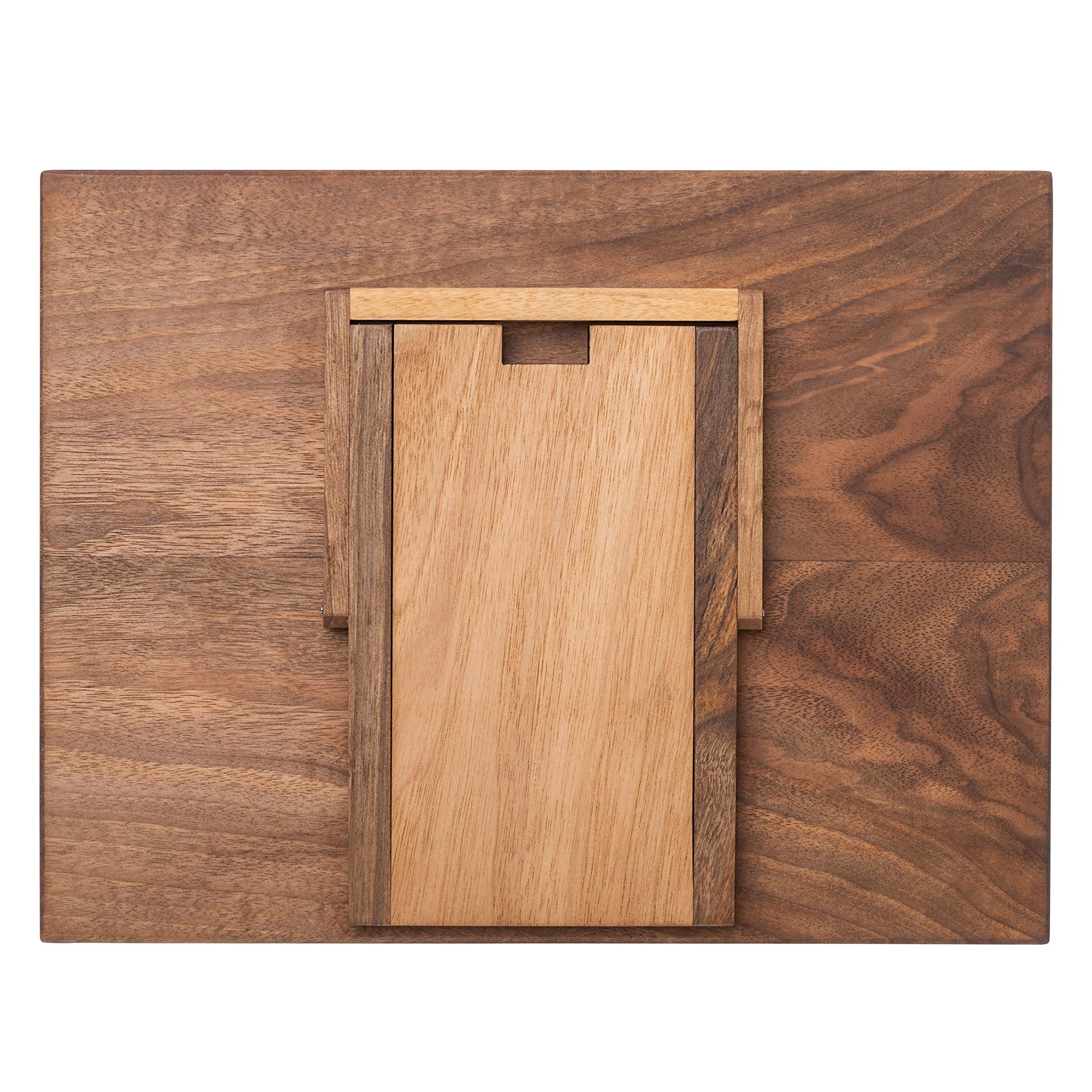 Tilisma gift-ready wooden stand suits readers, cooks, and students.