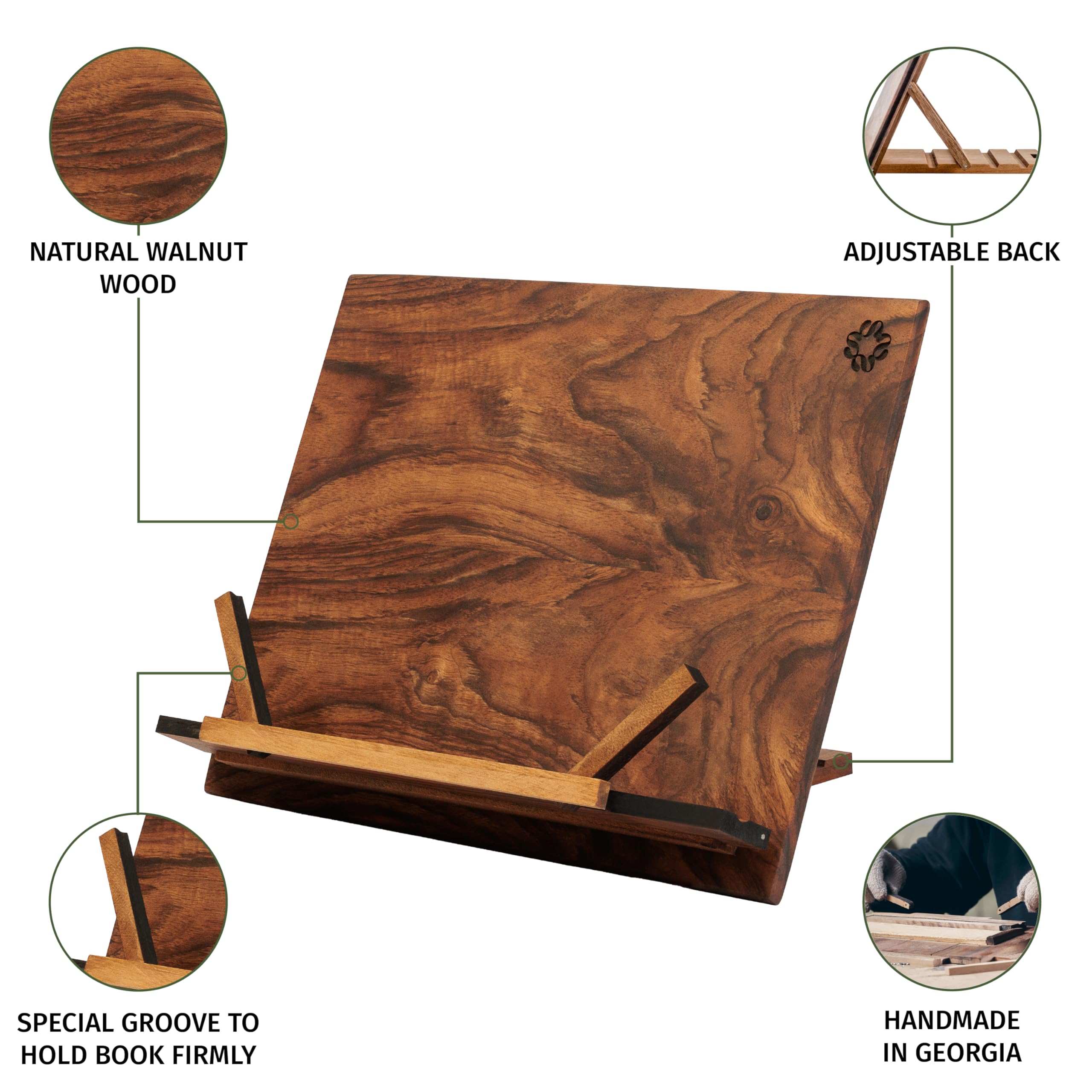 Tilisma tablet and book stand supports tablets and books at comfortable angles.