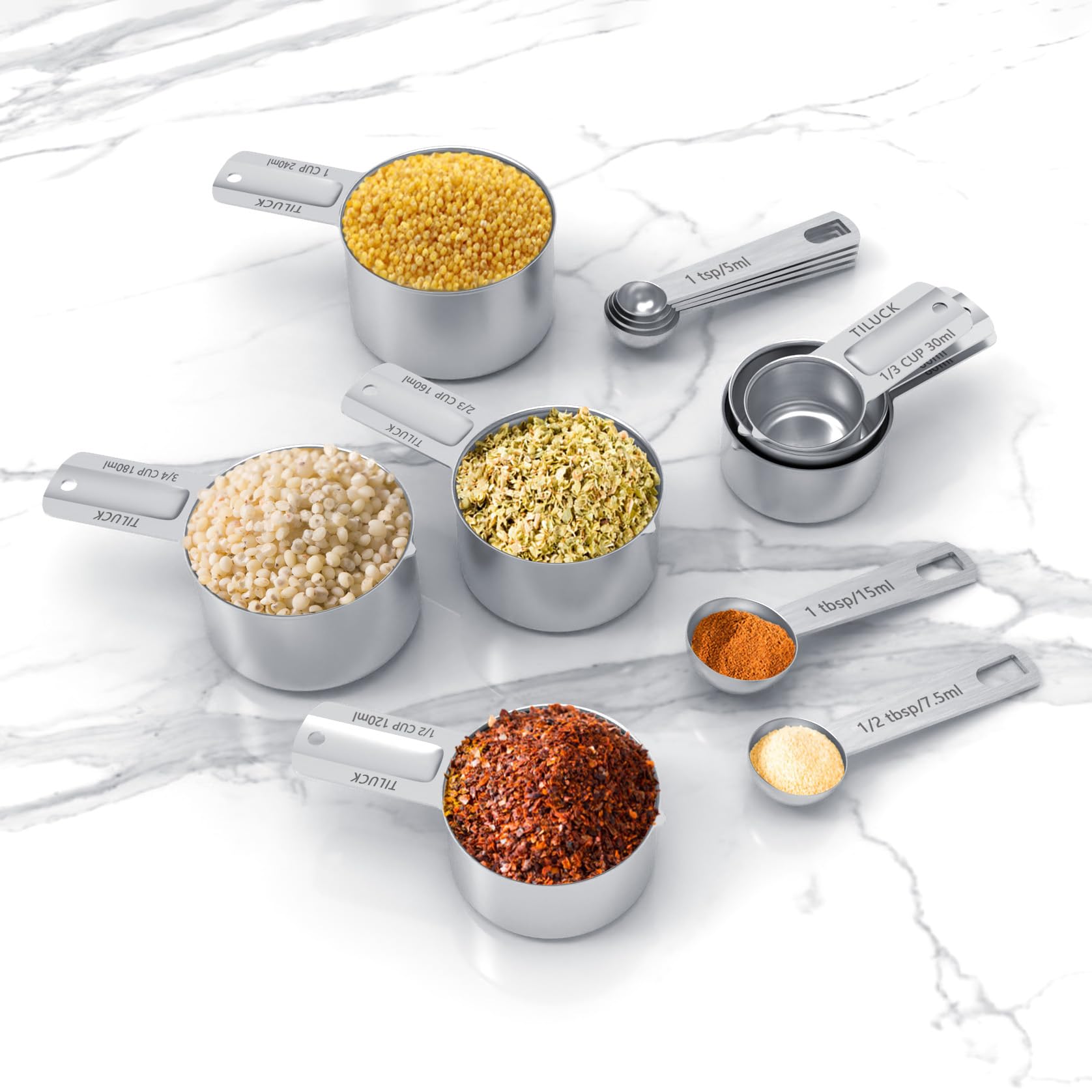TILUCK coffee scoop included, perfect for precise coffee measurements with every brew.