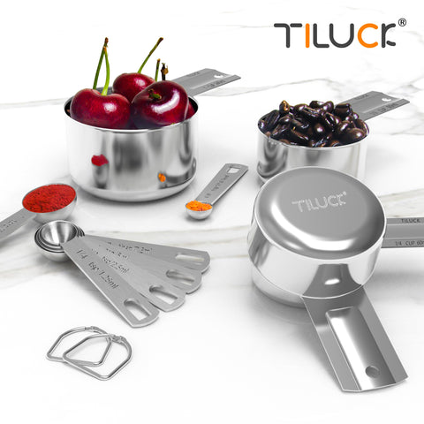 TILUCK dishwasher-safe kitchen gadgets make cleanup quick after cooking and baking.