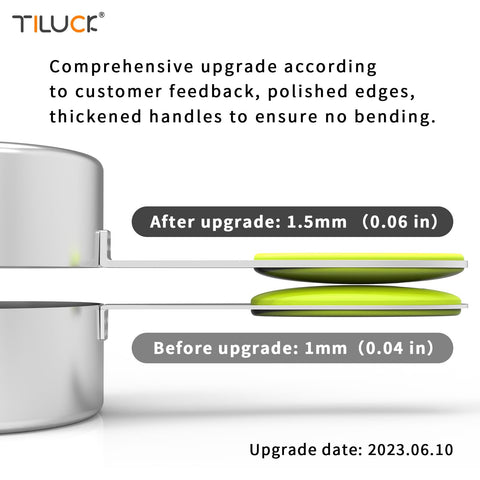 TILUCK measuring spoons 5-spoon set for quick recipe prep and accurate dosing.