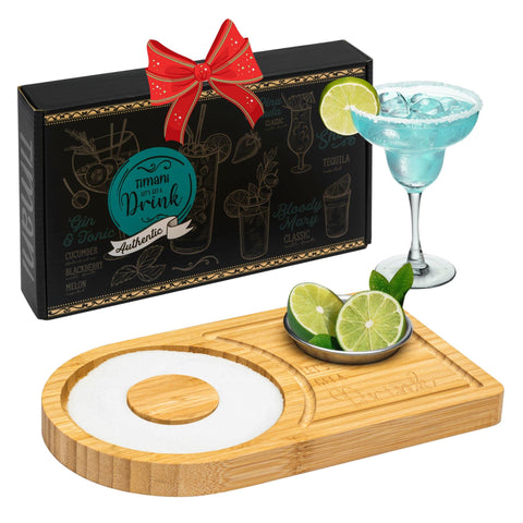 Timani Margarita Salt Rimmer bamboo well for even rims.