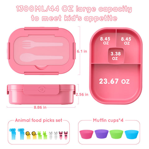 TIME4DEALS bento box dishwasher-safe for easy cleaning.