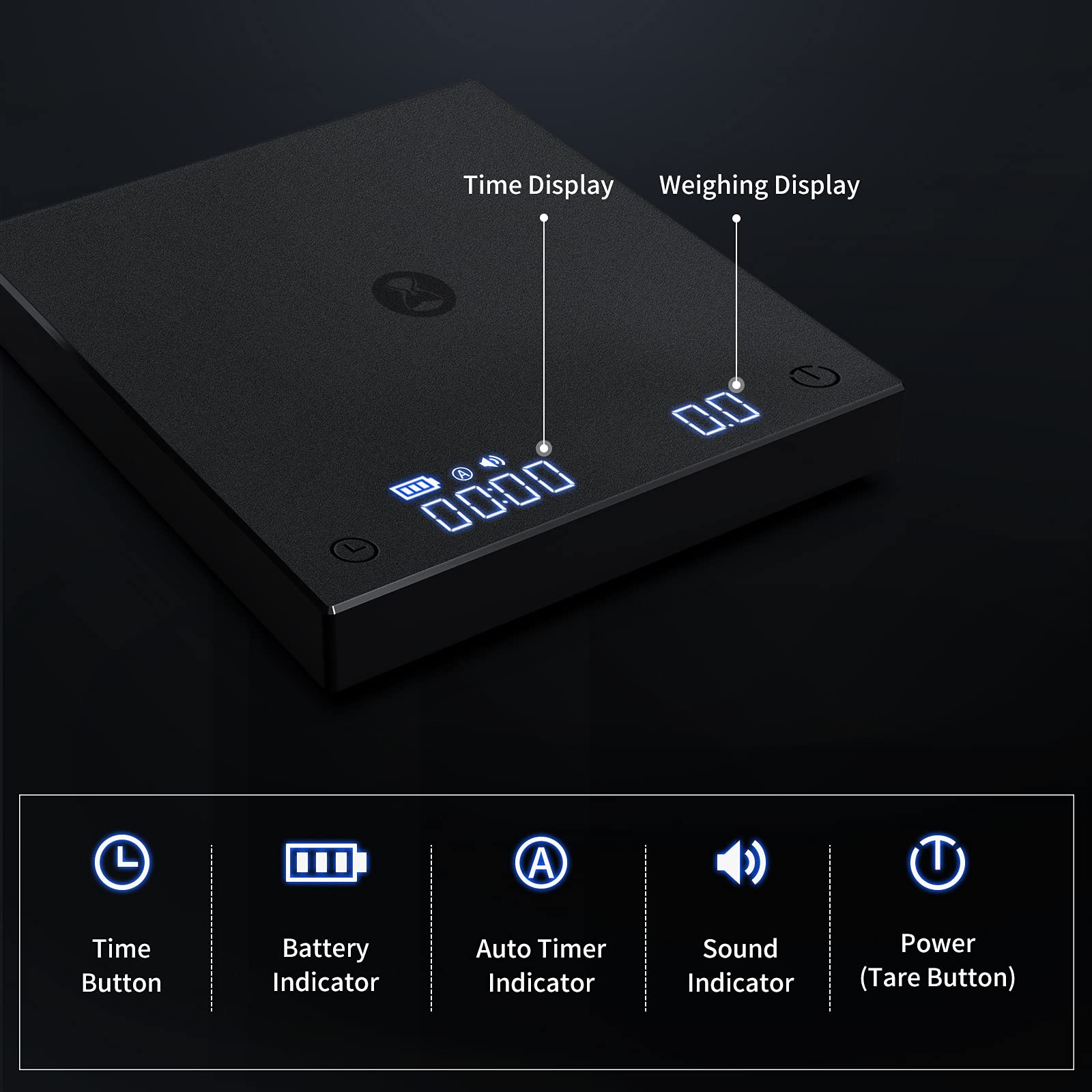 TIMEMORE Basic 2.0 showcasing auto timer for consistent brewing pace
