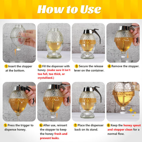 Timtopno honey dispenser on the table elevates everyday rituals