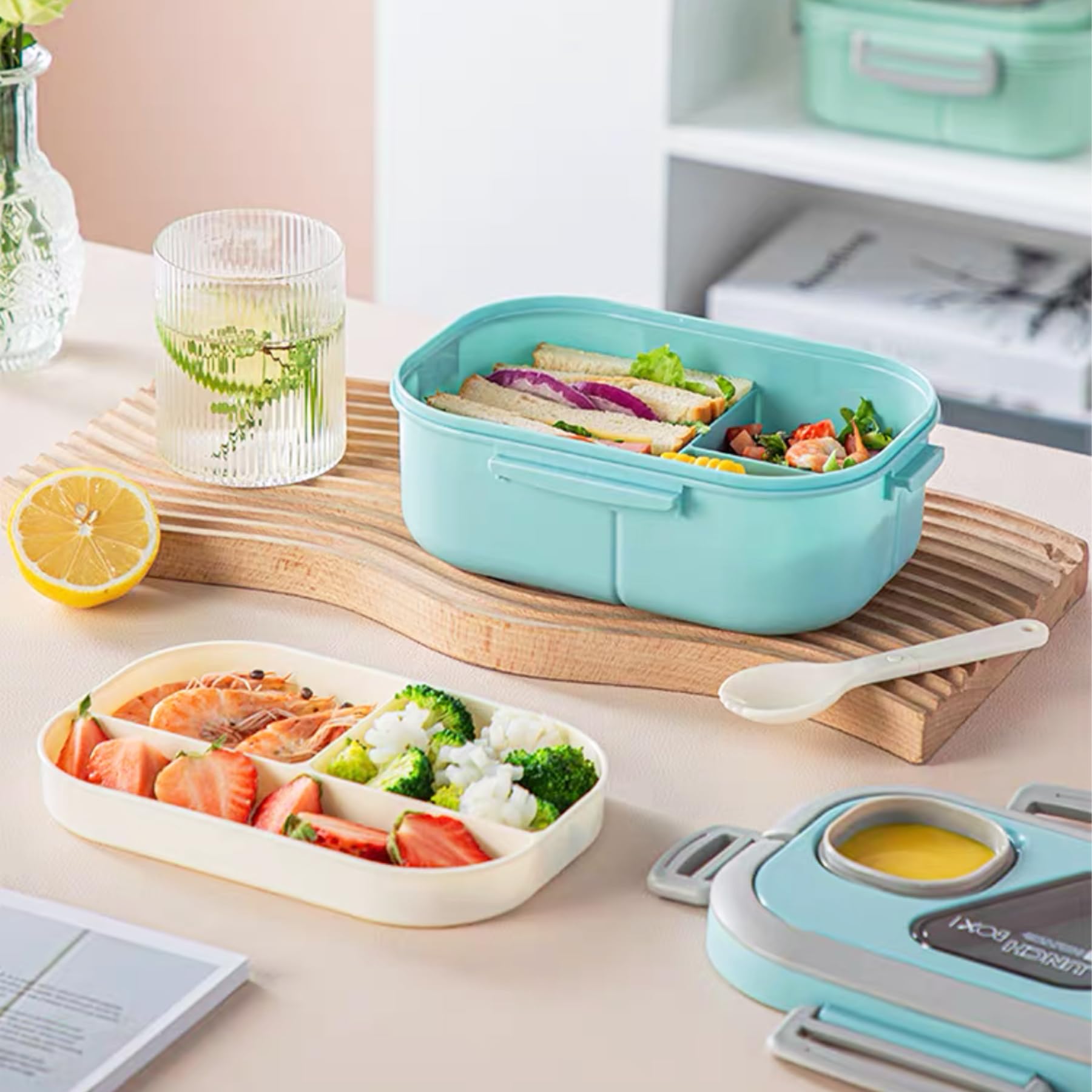 Tinaforld built-in cutlery slot cover keeps utensils secure