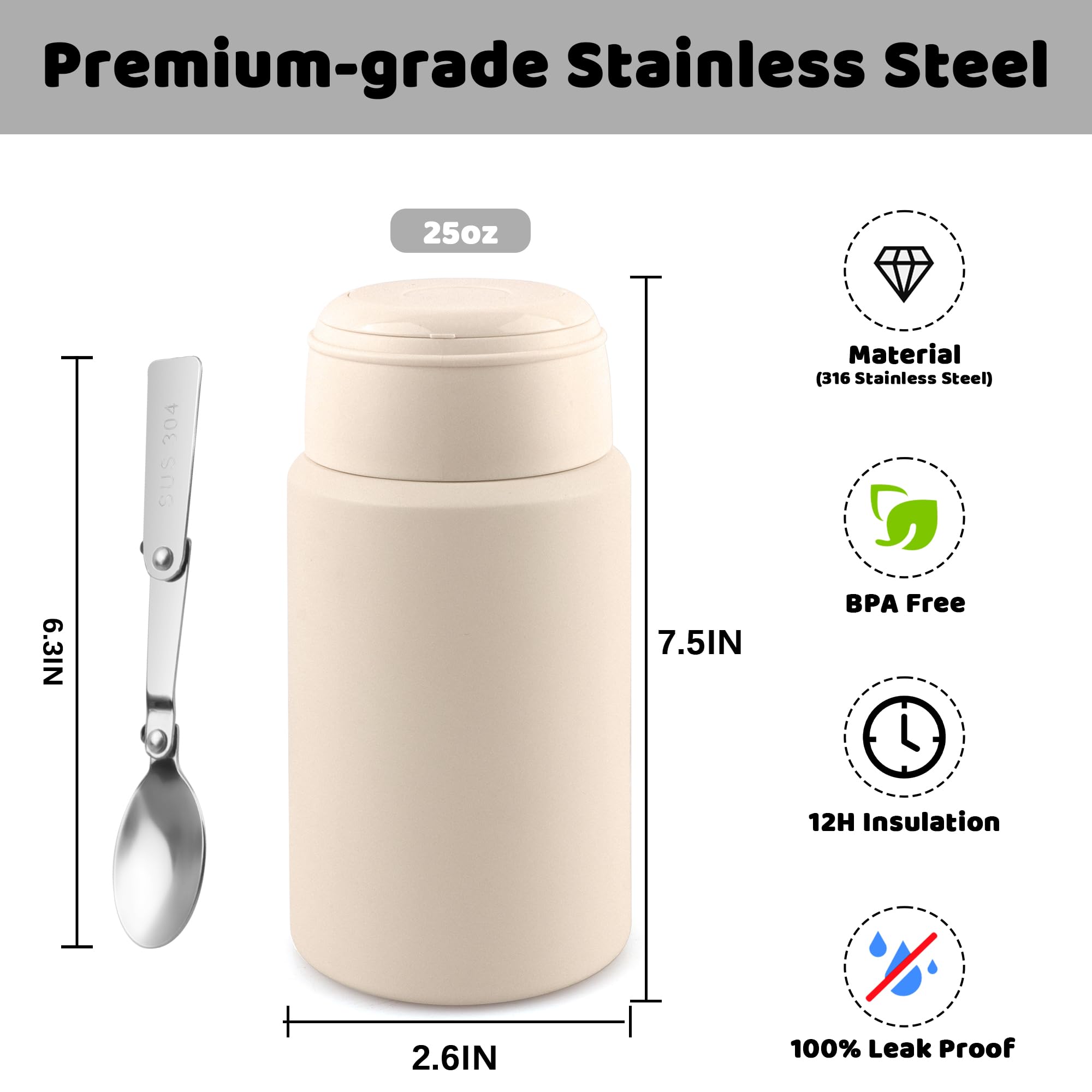 Tinaforld foldable-spoon-in-lid provides built-in utensil for travel meals.