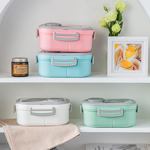 Tinaforld blue bento for on-the-go meals and picnics