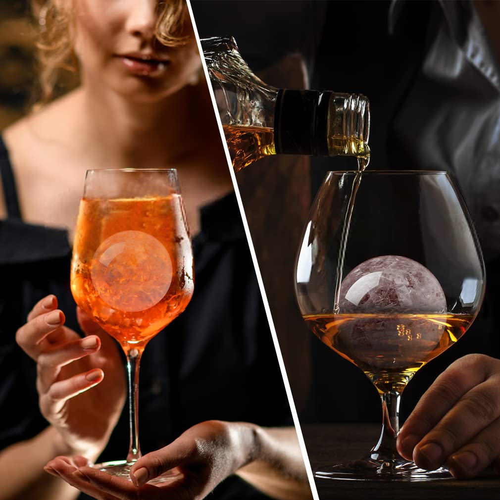 Tinana lid keeps ice spheres fresh and odor-free in storage.