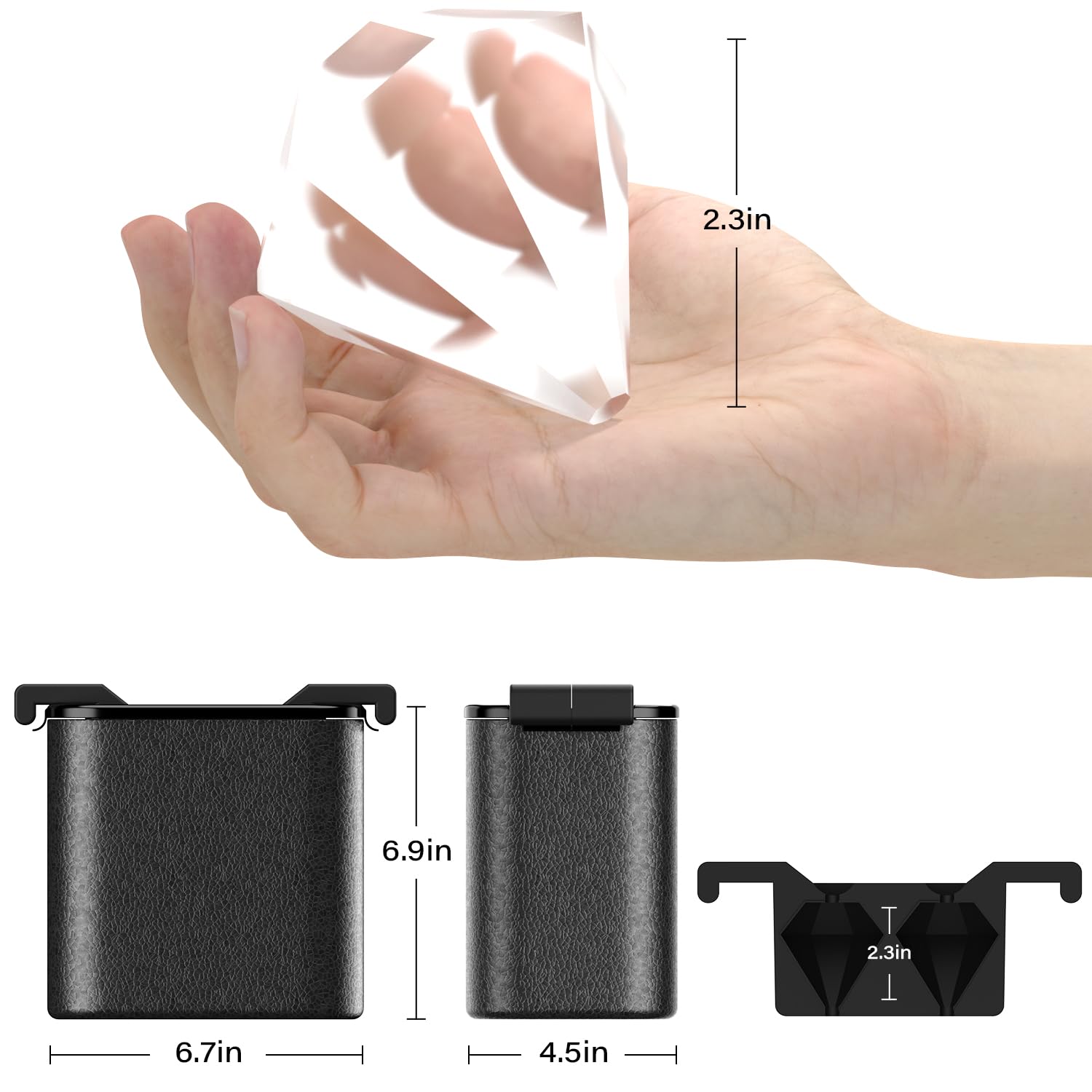 Tinana non-stick silicone tray offers easy release of clean ice.