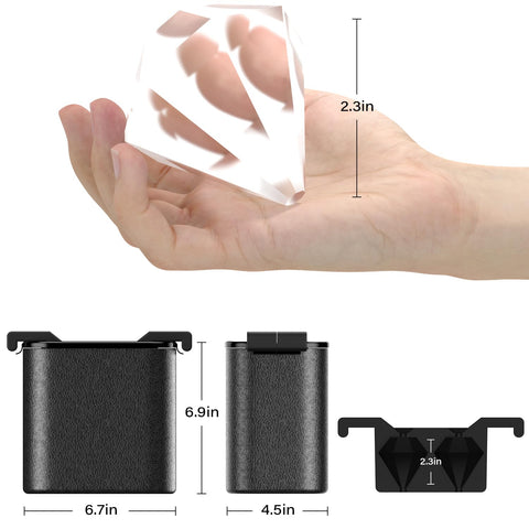 Tinana non-stick silicone tray offers easy release of clean ice.