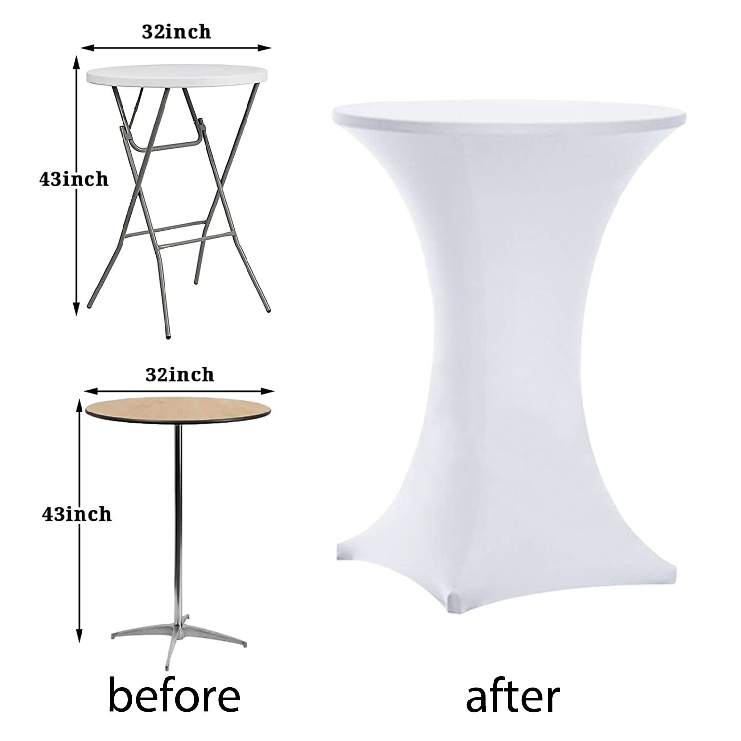 Tina's wrinkle-resistant fabric handles indoor or outdoor use with easy care.