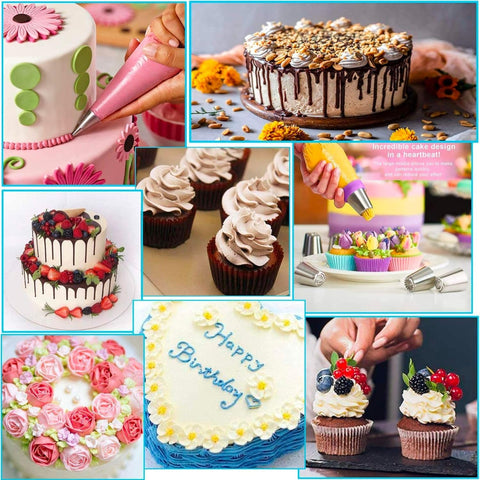 Tingjia 24-numbered piping tips chart aids pattern learning.