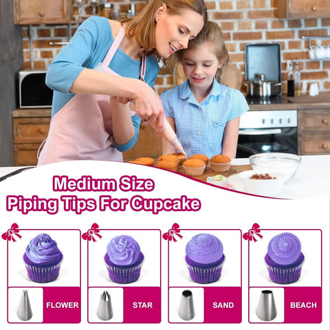Tingjia disposable piping bags set for mess-free decorating.