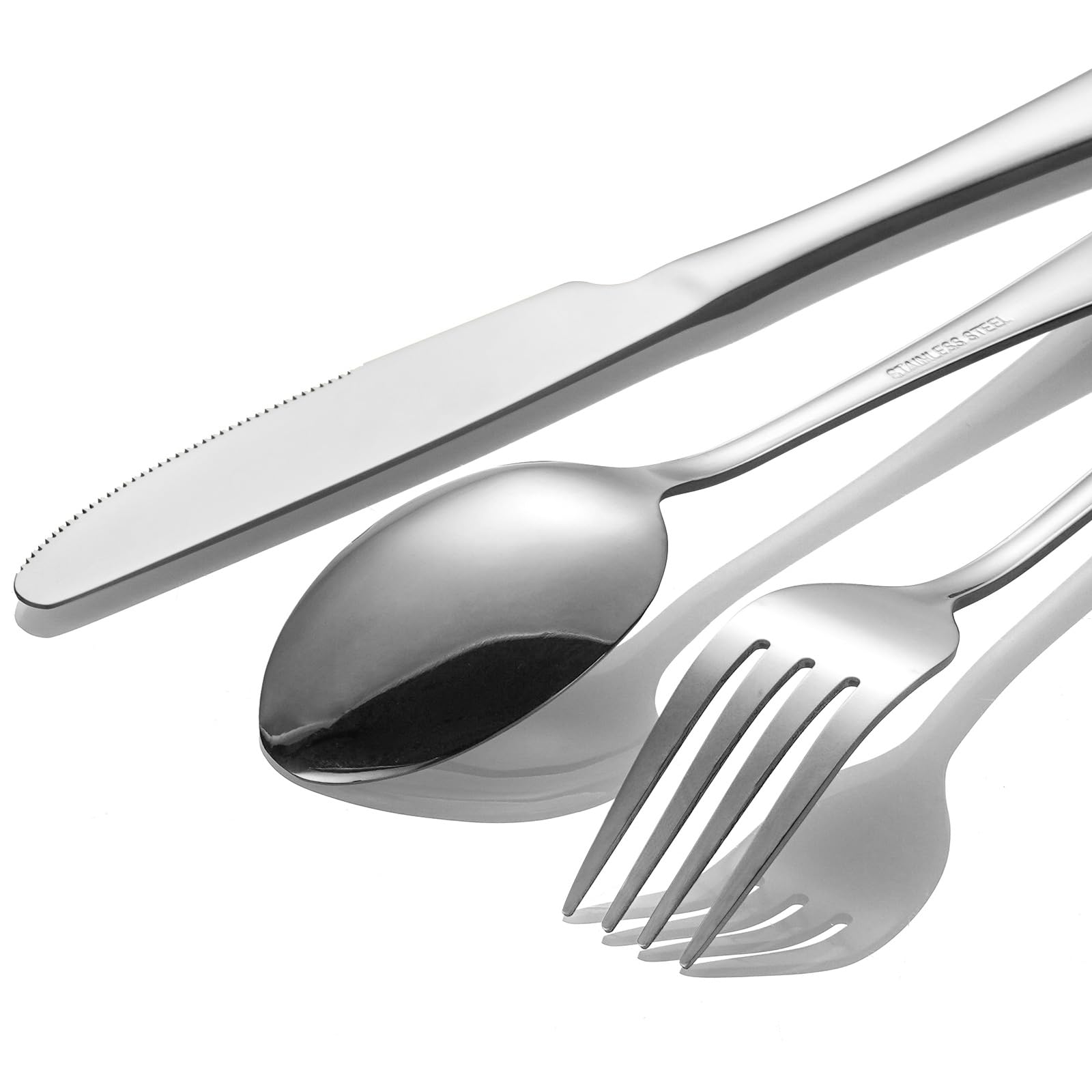 TININA silverware spoon with reflective surface for easy serving