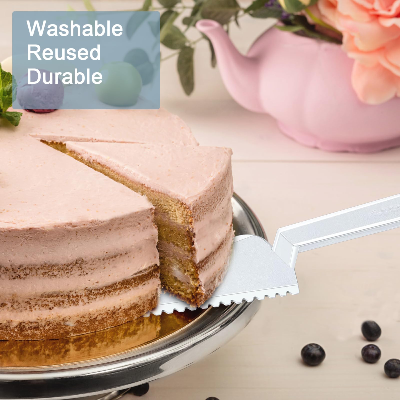 TINSKY 9-1 inch cake cutters for precise slicing.