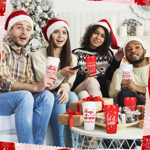 Tioncy bulk cups ideal for winter gatherings and gifts.