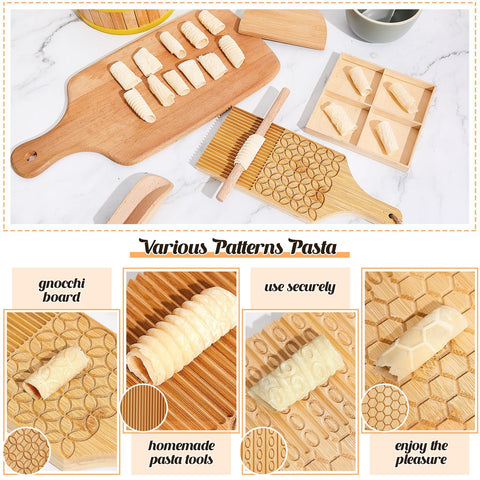 Tioncy gnocchi board with four textures for varied shapes