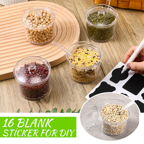 Tioncy caramel apple dipping container keeps toppings fresh and accessible