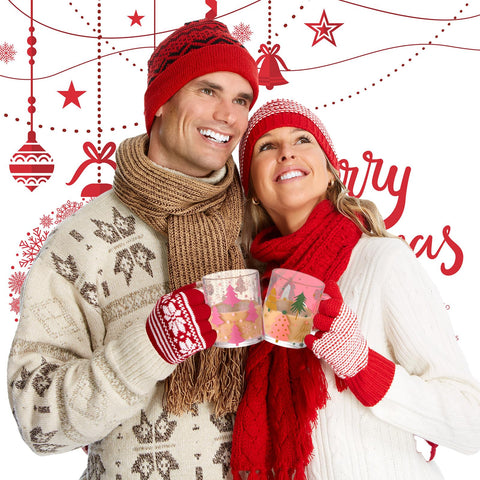 Tioncy Christmas coffee cups ideal for holiday parties and festive kitchen decor