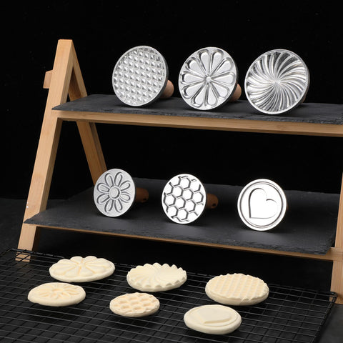 Tioncy gift-packaged cookie stamps set ideal for DIY baking gifts.