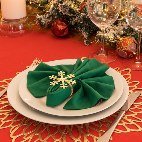 Tioncy gold napkin ring packaging showcases 24-piece holiday gift idea