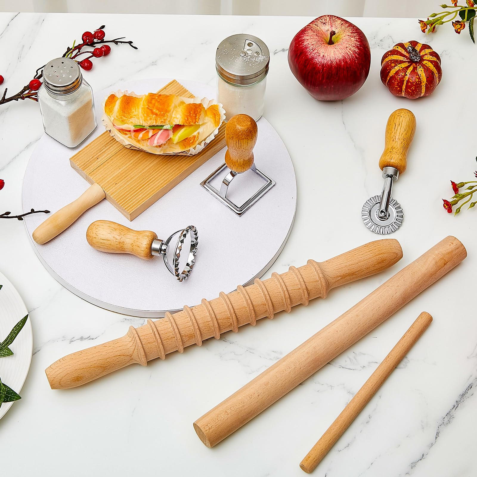 Tioncy ravioli stamps with durable alloy blades for clean cuts.