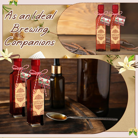 Tioncy vanilla bottle cotton rope enables elegant gift wrapping.