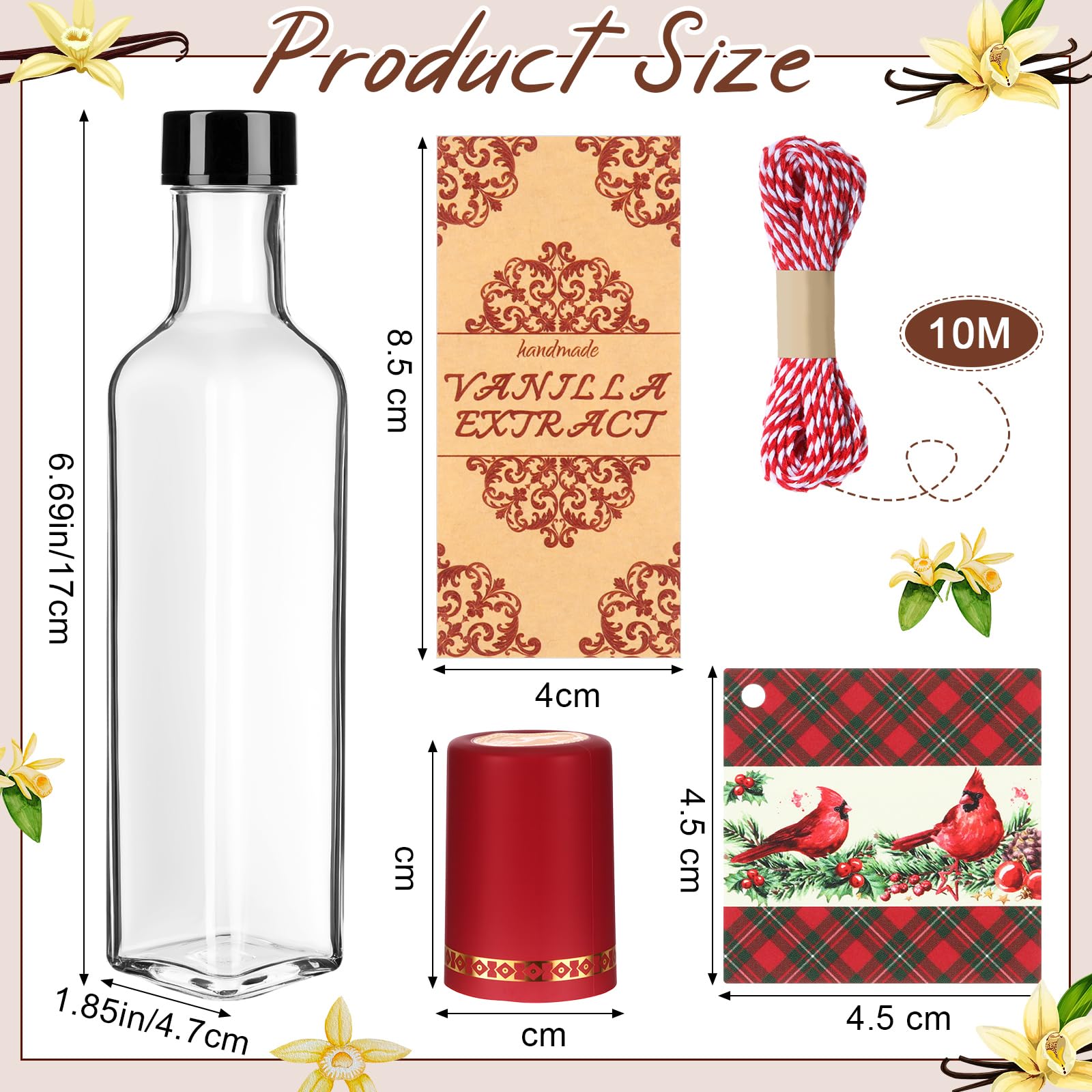 Tioncy vanilla bottle stickers labels guide labeling ideas for flavors.