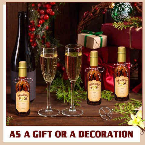 Tioncy vanilla essence sticker label for clear labeling and gifting.